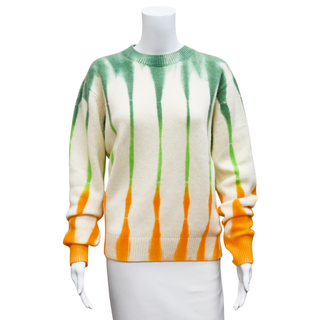 THE ELDER STATESMAN | Abstract Tie-Dye Knit Cashmere Sweater
