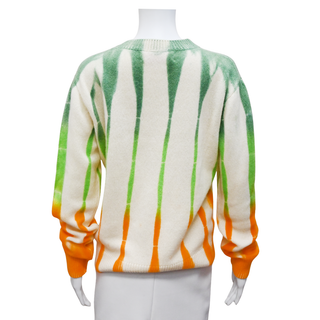 THE ELDER STATESMAN | Abstract Tie-Dye Knit Cashmere Sweater