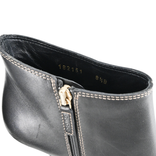 GUCCI | GG Leather Ankle Zip Booties