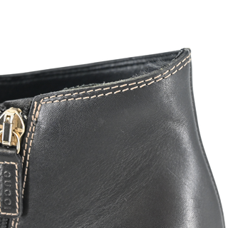 GUCCI | GG Leather Ankle Zip Booties