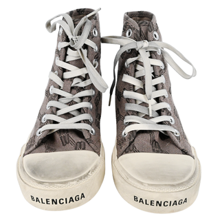 BALENCIAGA | Paris High-Top BB Monogram Sneakers