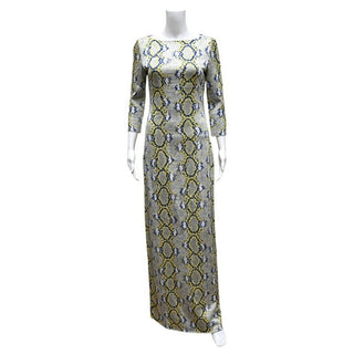 ST JOHN | Snake Patterned Long Dress