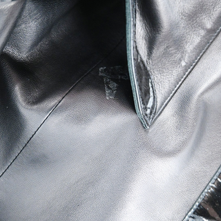 CHANEL | Black Leather Open Jacket