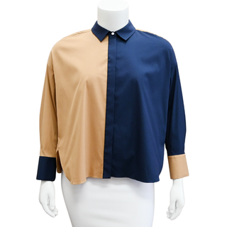 Theo Colorblock Poplin Shirt