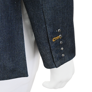 SOSKEN | Dark Blue Oversized Denim Blazer