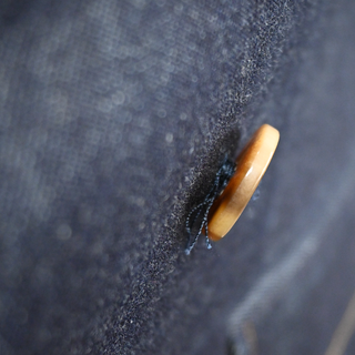 SOSKEN | Dark Blue Oversized Denim Blazer