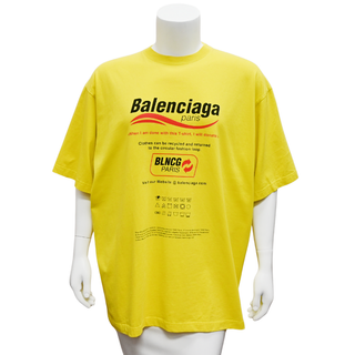 BALENCIAGA | Yellow Logo Graphic T-Shirt