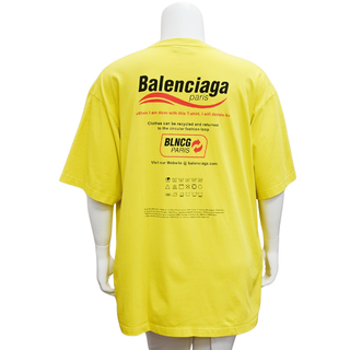 BALENCIAGA | Yellow Logo Graphic T-Shirt