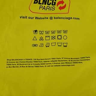 BALENCIAGA | Yellow Logo Graphic T-Shirt