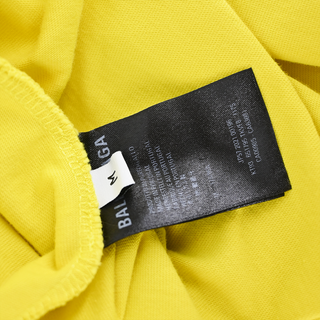BALENCIAGA | Yellow Logo Graphic T-Shirt