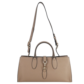 GUCCI | Medium Taupe Leather Jackie Tote Bag
