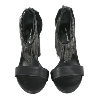 FABIANA FILIPPI | Fringed Bead-Embellished Heeled Sandals