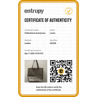 LOEWE | Taupe Puzzle Fold Tote Bag