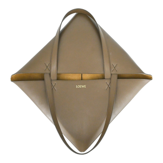 LOEWE | Taupe Puzzle Fold Tote Bag