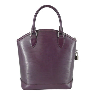 LOUIS VUITTON | Lockit Purple Epi Leather Top Handle Bag