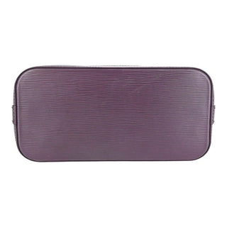 LOUIS VUITTON | Lockit Purple Epi Leather Top Handle Bag
