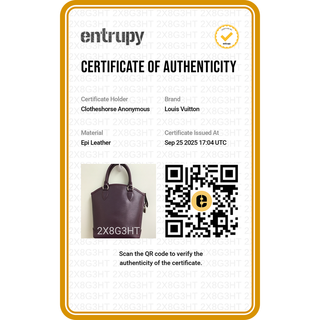 LOUIS VUITTON | Lockit Purple Epi Leather Top Handle Bag