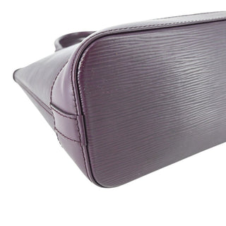 LOUIS VUITTON | Lockit Purple Epi Leather Top Handle Bag