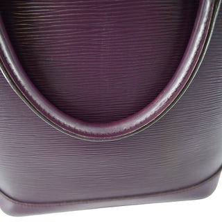 LOUIS VUITTON | Lockit Purple Epi Leather Top Handle Bag