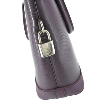 LOUIS VUITTON | Lockit Purple Epi Leather Top Handle Bag