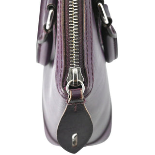LOUIS VUITTON | Lockit Purple Epi Leather Top Handle Bag