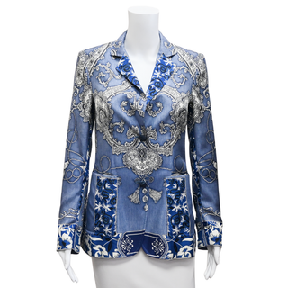 ETRO | Blue Paisley Blazer