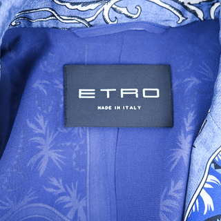 ETRO | Blue Paisley Blazer