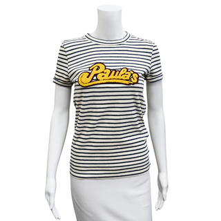 LOEWE | Logo Applique Striped T-Shirt