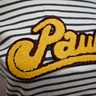 LOEWE | Logo Applique Striped T-Shirt