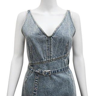 PHILLIP LIM | Washed Indigo Denim Dress