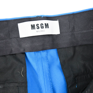 MSGM | Electric Blue Cotton Dress Pants