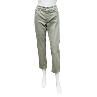 BRUNELLO CUCINELLI | Light Sage The Straight Low Waist Jeans