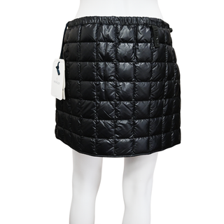 MONCLER | Black Asymmetrical Puffer Mini Skirt