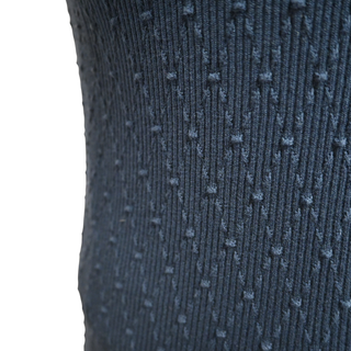 CHANEL | Navy Quilted-Stitch Sleeveless Top