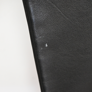 BALMAIN | Black Double-Breasted Leather Blazer