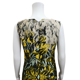 CAROLINA HERRERA | Multicolored Floral Sheath Dress