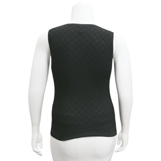 CHANEL | Black Knit CC Tank Top
