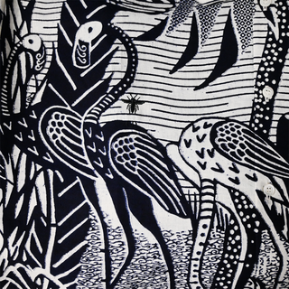 CHRISTIAN DIOR | Tropical Print Button-Down Blouse