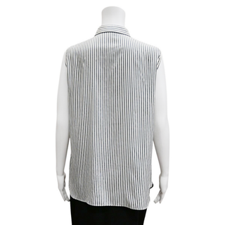 BRUNELLO CUCINELLI | Striped Monili Sleeveless Blouse
