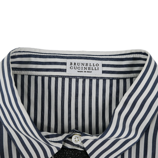 BRUNELLO CUCINELLI | Striped Monili Sleeveless Blouse