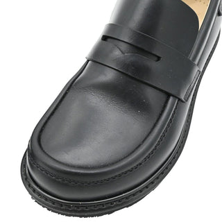 LOEWE | Campo Black Leather Loafers