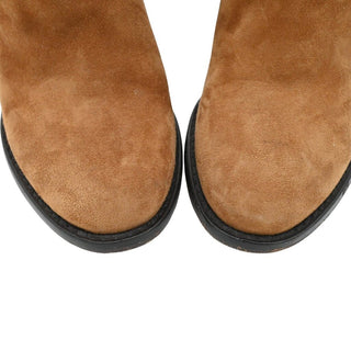 VALENTINO | Tan Suede Rockstud Strap Booties