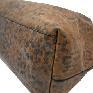 GOLDEN GOOSE | Pasadena Leopard-Print Leather Tote Bag