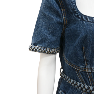 SELF PORTRAIT | Denim Convertible Midi Dress