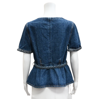 SELF PORTRAIT | Denim Convertible Midi Dress