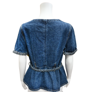 SELF PORTRAIT | Denim Convertible Midi Dress