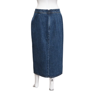 SELF PORTRAIT | Denim Convertible Midi Dress