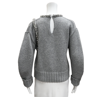 SIMKHAI | Monroe Crystal Embellished Sweater
