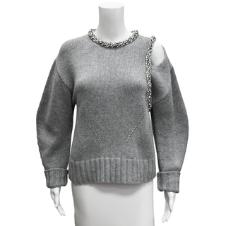 SIMKHAI | Monroe Crystal Embellished Sweater