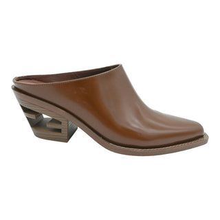 FENDI | Vitello Abrasivato FF Cut Mules